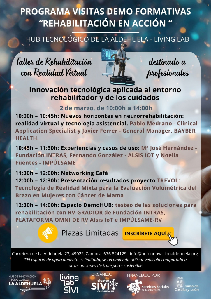 Cartel Rehabilitación con RV