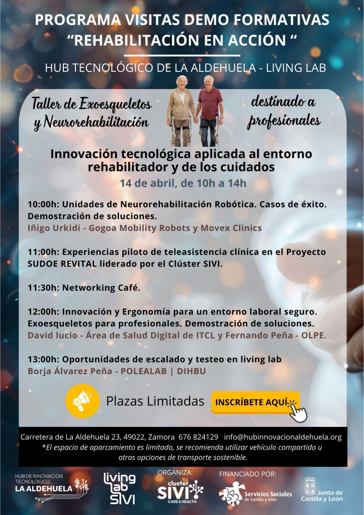 Cartel Taller de Exoesqueletos